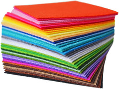Felt Sheets, 40 Pcs 8 X 12 inches (20 X 30cm) 1mm Thick Soft Felt Fabric Sheet,