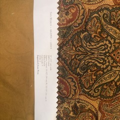 Lot of 4 Vintage Waverly Fabric Samples Craft Scraps Briarcliff San Marco AS IS