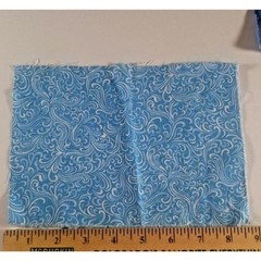 Blue Fabric Quilting, Crafts, Sewing Cotton & Cotton Blend 9″ x 6″ Lot of 31