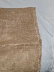Brown BURLAP FABRIC 39″ x 38″ Country Wedding Party Craft cut piece