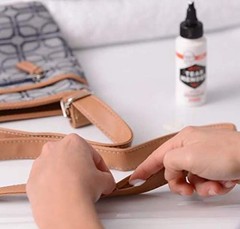 Quick-Drying Instant Fabric and Leather Glue, 2oz Bottle – Non-Toxic & Acid-Free