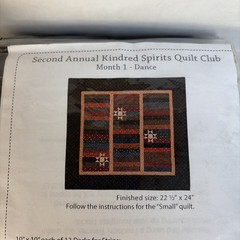 Fat Quarter Shop Kindred Spirits Quilt Club 10”x10” Each Of 13 Dark Strips