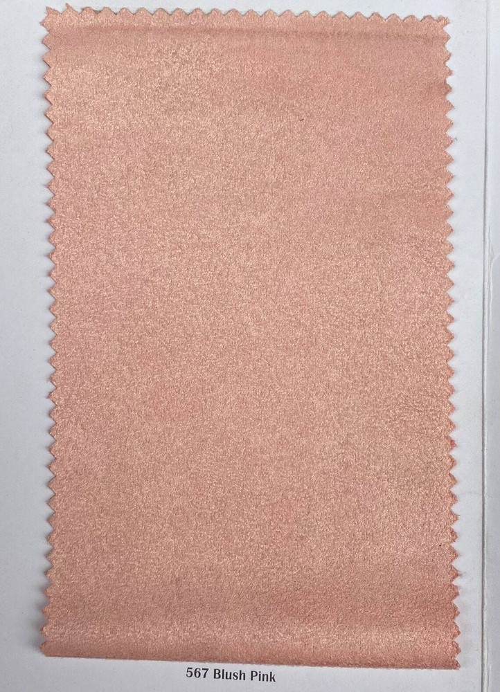 blush pink Suede fabric Polyester micro faux suede 58″ wide upholstery fabric