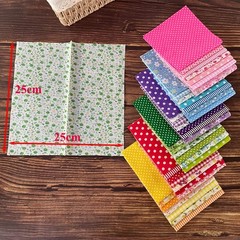 Jukway 42PCS Cotton Fabric Bundles, 10″x10″ Cotton Fabric Patchwork Squares F…
