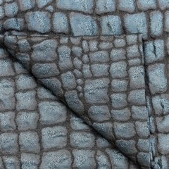 Midnight Rocks Jacquard Weave Fabric By The Yard, 3D Texture Fabric, Abstract