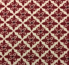 LACEFIELD DESIGNS EVA LARGE SCALE RED FLORAL MEDALLION FABRIC BY YARD 54″W