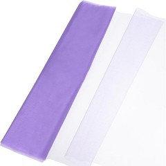 Purple Tulle Fabric 19in Wide 5.5yd Length Perfect DIY Decorations Events New