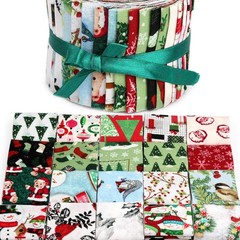 Jelly Rolls for Quilting, Jelly Roll Fabric Strips for Quilting, Pre-Cut in V…