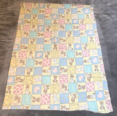 Vintage 2002 Precious Moments Spectrix Cotton Fabric 44 in wide x 1.19 yards