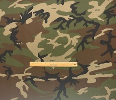 ETHIOPIAN WOODLAND NY/CO RIPSTOP CAMOUFLAGE FABRIC MILITARY CAMO BY YARD 66″W