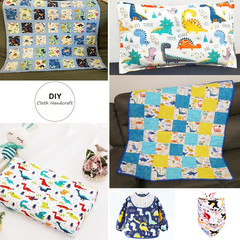 84Pcs 5X5 Dinosaur Cotton Fabric Squares for Baby Boy – Dinosaur Charm Pack Fabr