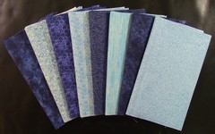 8 Fat Quarters – All Blues – Quilting, Sewing, Crafts – 100% Cotton Fabric 5768
