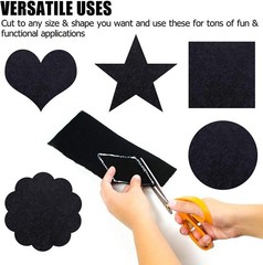 Self Adhesive Felt Fabric, Soft Velvet Drawer Liner, DIY Velvet Fabric for Ar…