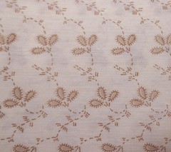 #2 Cream & Gold Cotton Print- 5 yds 4”