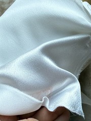 RARE NEW BOLT IMPORT SHEER SYNTHETIC JAPANESE SILK 53 YARDS X 44″ READY TO DYE