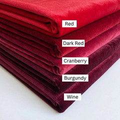 Soft Stretch Velvet Fabric By The Yard 58″ Wide Sewing Crafts 50+ Colors USA