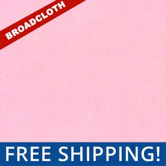 Baby Pink Polyester Cotton Broadcloth Fabric – $$ Buy More – Save More $$ #18600