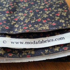 Retired Moda Fabric 3 Sisters Paris Flea Market Dark Floral 141×43 READ