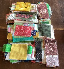 Quilting Fabric Scraps Lot 1 Lb Multicolor Mixed Pattern Pieces Quilting Crafts