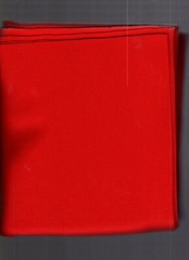 1 yard heavy weight ribbing red 100% nylon 33″ wide