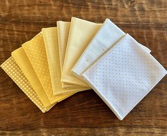 8 Fat Quarters Bundle Riley Blake Basics Yellow Quilt Cotton