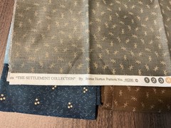 Settlement Collection Jeanne Horton Windham Fabrics Lot 4 Pieces 1/2 Yard Each