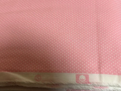 Pin Dot on Pretty Pink Coordinating cotton Fabric per yd sew craft 44″