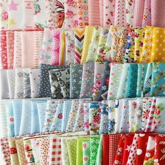 100Pcs 4″x4″ Sewing Material Cotton Fabric Cloth DIY Sewing Handicraft Making