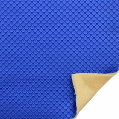 Spradling Boat 1/4 Foam Back Vinyl 119012 | Cubix Blue 54 Inch (YD)