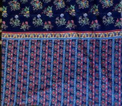 VTG Concord Fabric Double Borders Print Stripes Florals & Paisley BTHY
