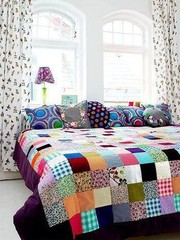 Colorful 50-Piece Floral Fabric Bundle – 100% Cotton Squares for Craft Lovers