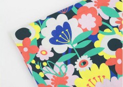 OEKO-TEX Flower Floral Patterned Fabric made in Korea by the Half Yard