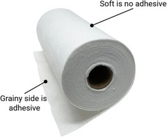 H.B.I. Medium Weight Fusible Fleece 12″ x 10yd 12 x 10Yd Weight, White