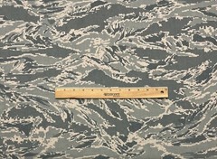 ABU TIGER STRIPE MILITARY CORDURA 500D NYLON WATERPROOF COATED DWR FABRIC 60″ W