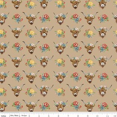 4 Fat Quarters Bundle Riley Blake “Cowgirl” Quilt Cotton