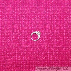BonEful Fabric FQ Cotton Quilt Hot Pink Bright Fuchsia Tweed Print Calico Dot MI