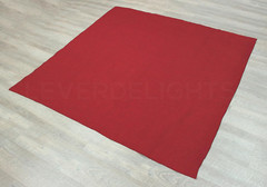 60 Inch Red Burlap Square – Jute Burlap Fabric – Finished Edges – 60″ X 60″