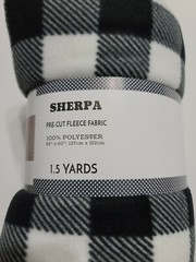 Sherpa Pre-Cut Fleece Fabric 1.5 Yards 100% Polyester 54″ X 60″