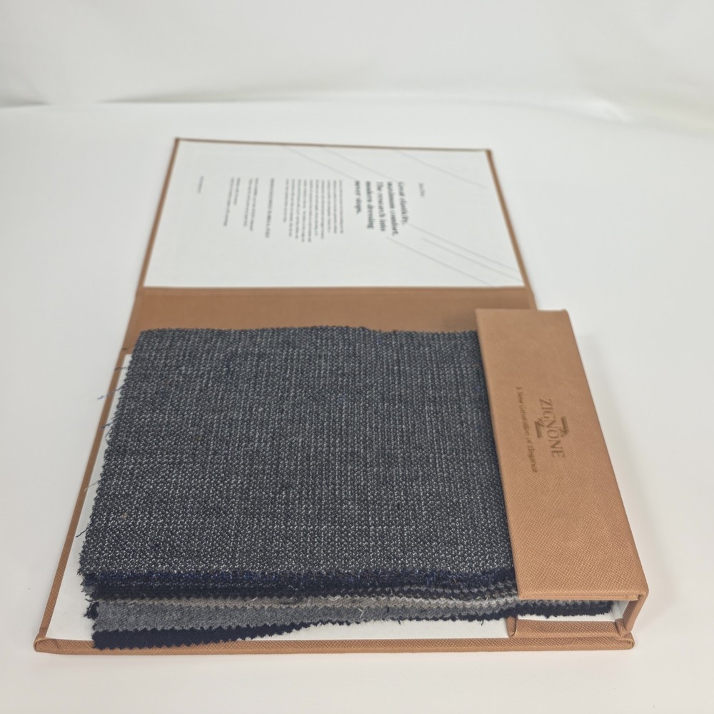 Zignone JerZey Wool Lycra Fabric Sample Book 31 Swatches Italy 5″x9″