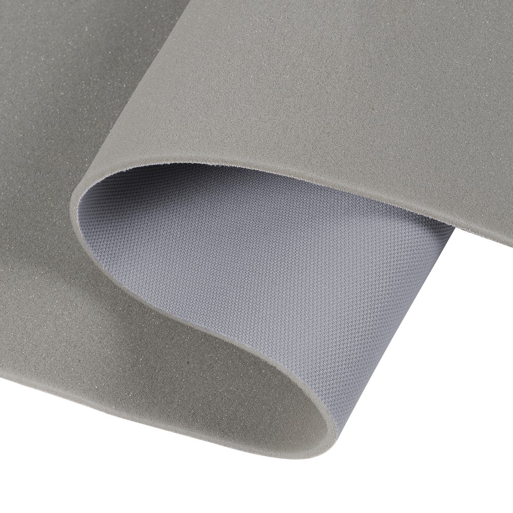 1/8″ Foam Backed Headliner Fabric Gray Continuous Car Roof DIY Upholstery Fabric