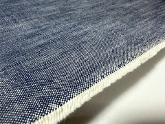 13 oz Japanese Indigo Cotton Heavy Oxford Fabric By The Yard