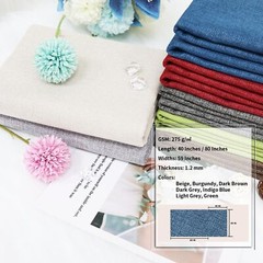 40×60 Inch Thickened Natural Linen Fabric Multi-Purpose DIY & Home Decor