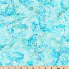 Painted Sea Linear bursts Light Turquoise 05945LT by half yard continuous cuts
