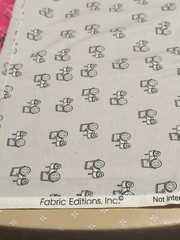 Tractors On Grey Cotton Fabric By The Half Yard (Fabric Editions)