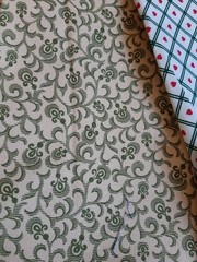 Mixed Lg lot fabric 100% cotton Floral Flowers Hearts Springs Indust Faye Burgos