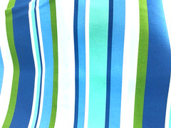 Bryant Outdoor Stripe Fabric Blue Green White Piper By the Yard 54″ Wide New