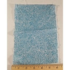 Blue Fabric Quilting, Crafts, Sewing Cotton & Cotton Blend 9″ x 6″ Lot of 31