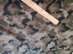 JoAnn Camo Blizzard Brown Green Gray Black Fleece Polyester Fabric 1 pc 39″x 56″