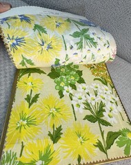 VTG 70s MCM Carole Fabrics Sample Book 10.5″ x 15.5″ 70s Colors for Crafting