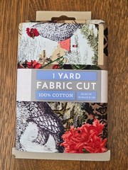 1 Yard Precut, David Textiles Farmhouse/Floral, 100% Cotton 36 X 44 Inches